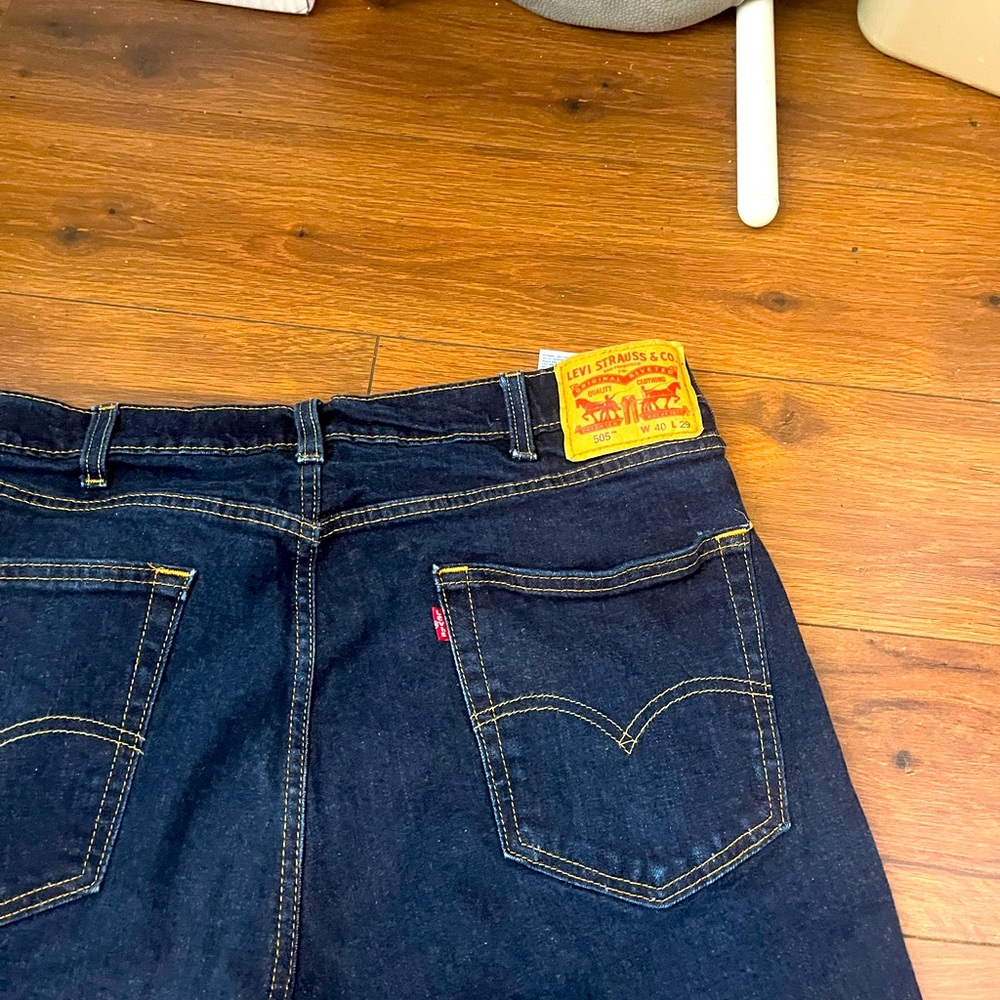 Levi's 505  Dark Blue Denim Jeans